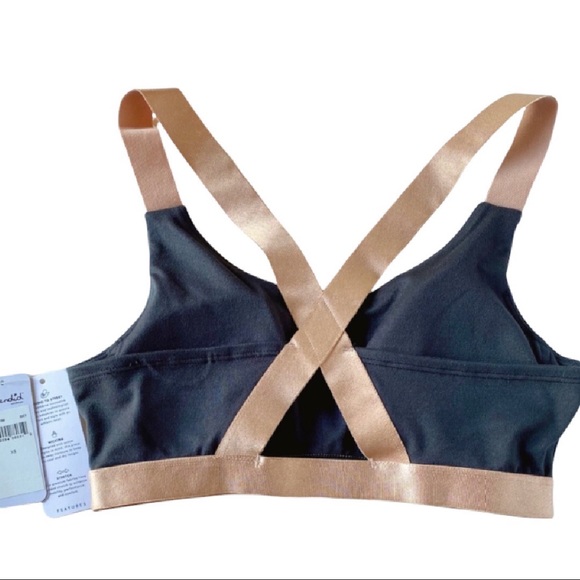 Splendid 🆕| 🎄Rosé Bronze Racerback Sweat Wicking Sports Bra. - Picture 3 of 9